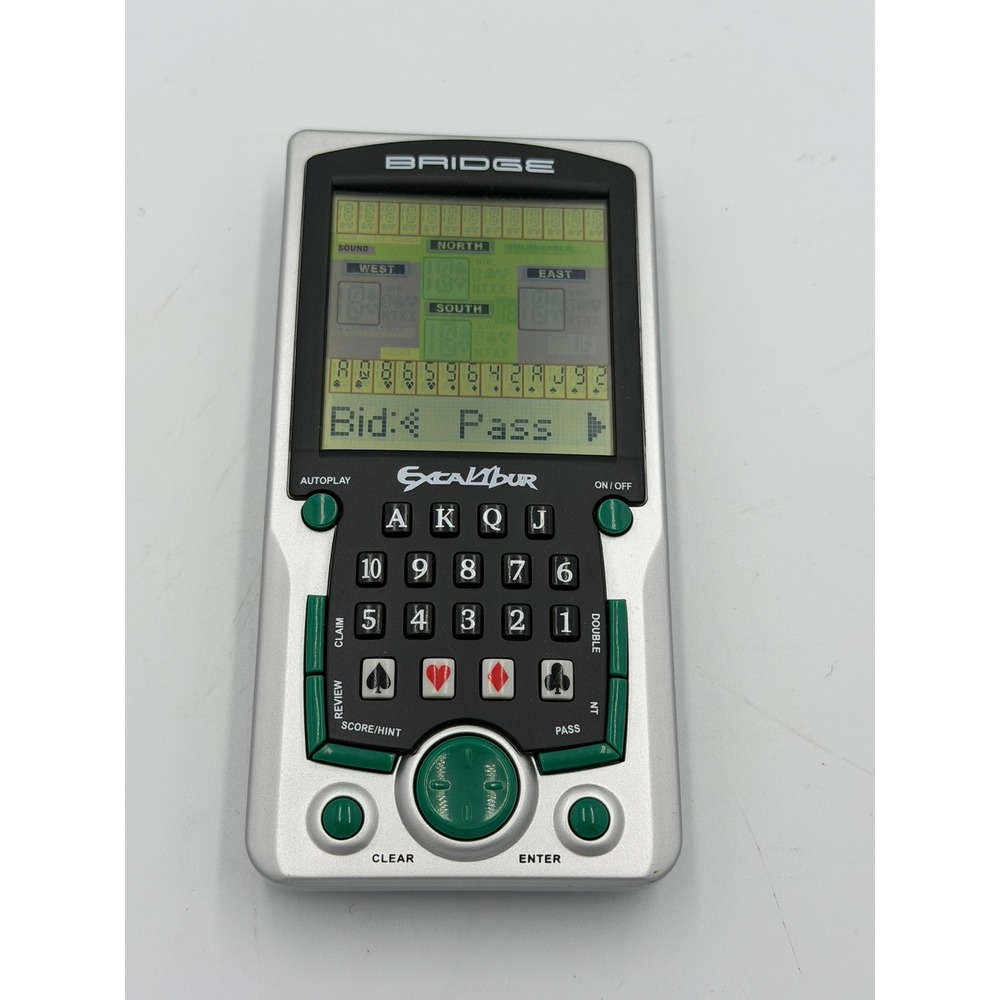 Excalibur Electronics LCD Bridge Handheld Electronic Tested/works